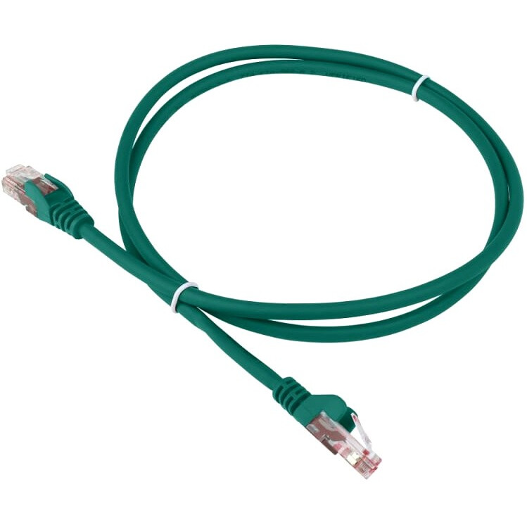 Патч-корд Lanmaster LAN-PC45/U5E-0.5-GN, 0.5м