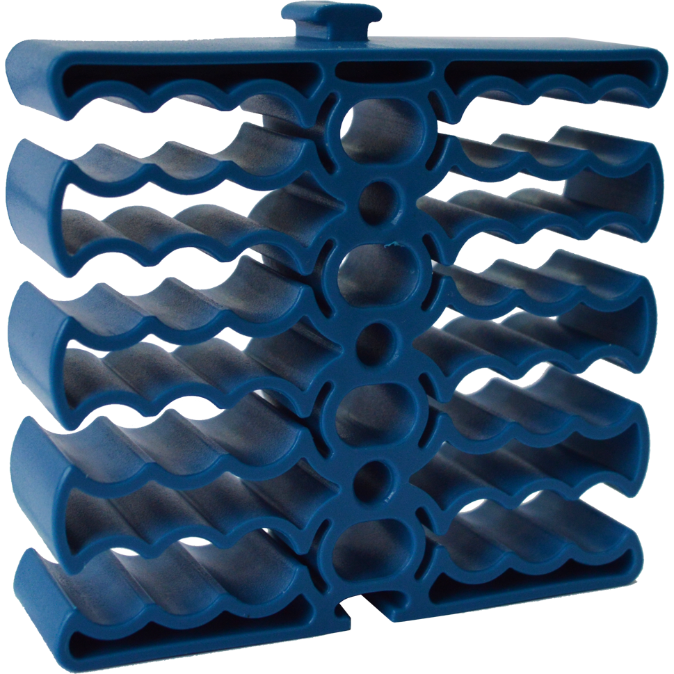 Кабельная гребенка Lanmaster LAN-CCLP24-BL