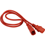 Кабель питания C13 - C14, 1.8м, Lanmaster LAN-PP13/14-1.8-RD