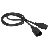 Кабель питания C13 - C14, 10м, Lanmaster LAN-PP13/14-10-BK