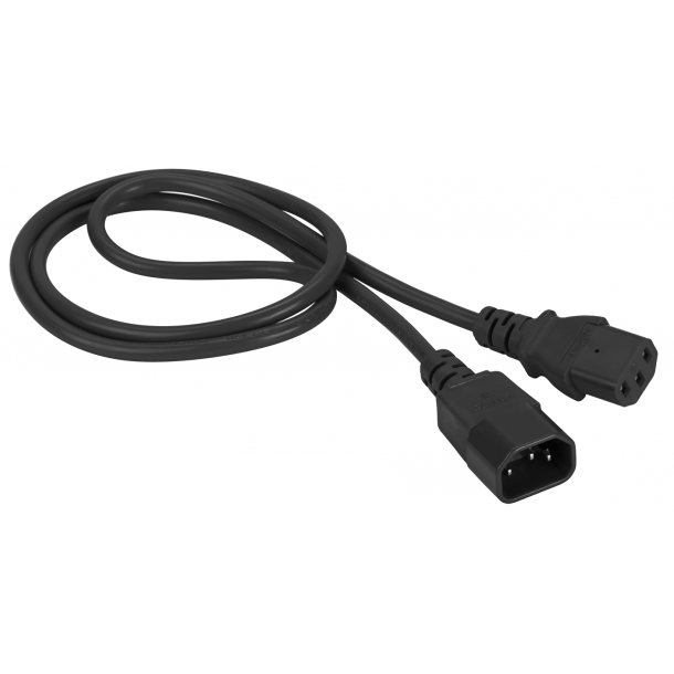 Кабель питания C13 - C14, 10м, Lanmaster LAN-PP13/14-10-BK