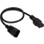 Кабель питания C13 - C14, 1м, Lanmaster LAN-PP13L/14-1.0-BK