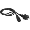 Кабель питания Schuko - C13, 3м, Lanmaster LAN-PP13/SH-3.0-BK