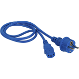 Кабель питания Schuko - C13, 3м, Lanmaster LAN-PP13/SH-3.0-BL