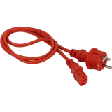 Кабель питания Schuko - C13, 3м, Lanmaster LAN-PP13/SH-3.0-RD
