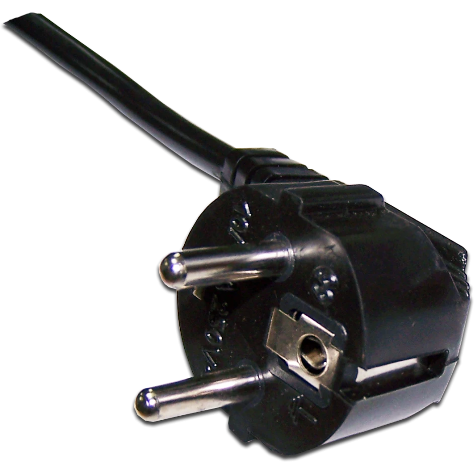 Кабель питания Schuko - C19, 1м, Lanmaster LAN-PP19/SHA-1.0-BK - фото 2