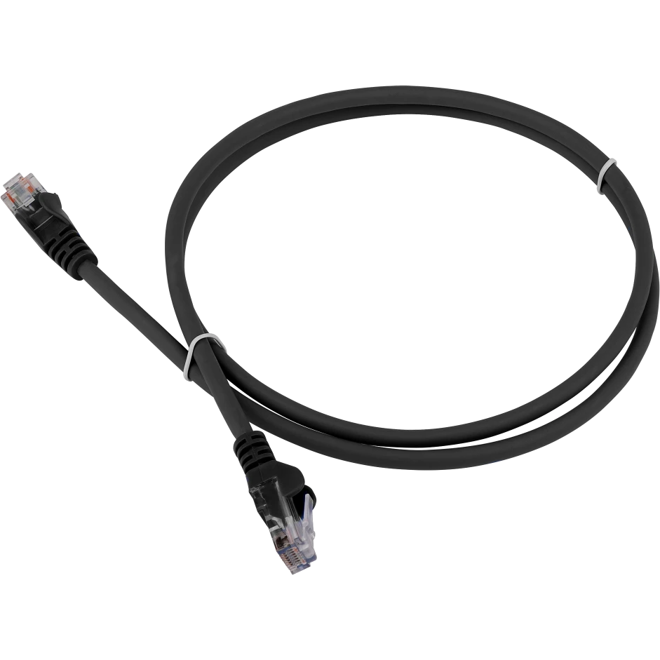 Патч-корд Lanmaster LAN-PC45/U5E-1.5-BK, 1.5м