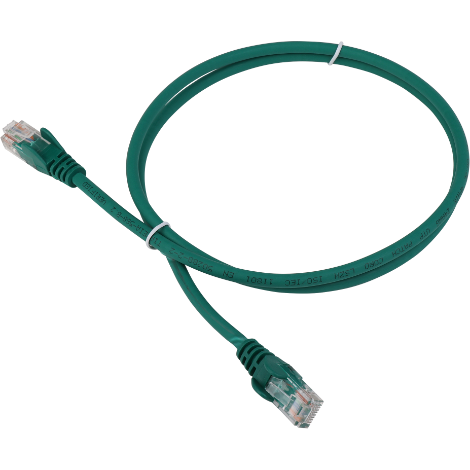 Патч-корд Lanmaster LAN-PC45/U5E-1.0-GN, 1м