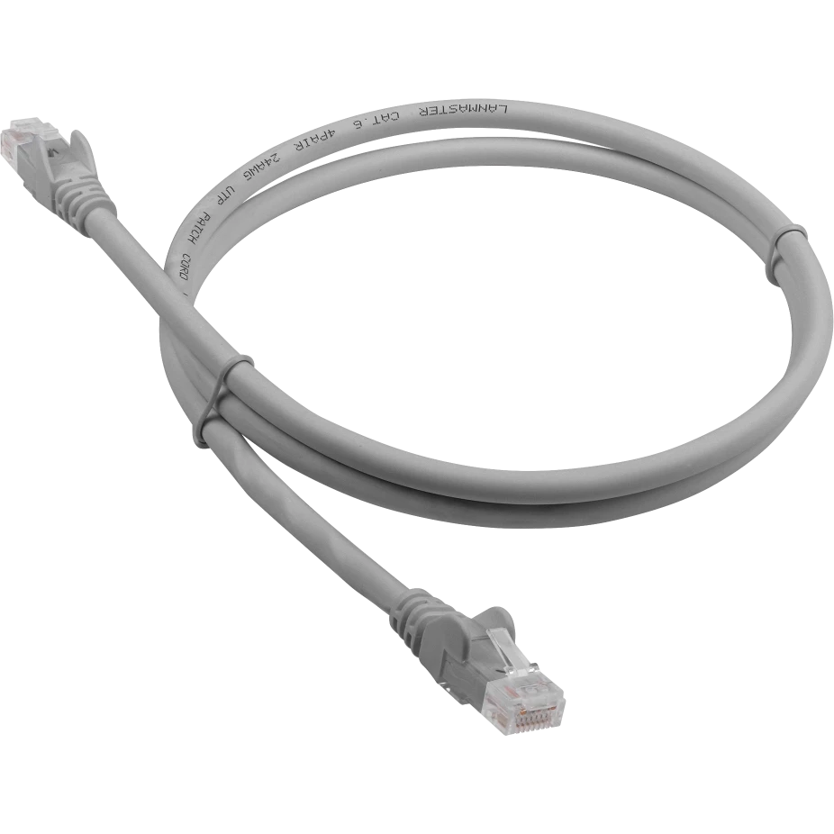 Патч-корд Lanmaster LAN-PC45/U6-5.0-GY, 5м