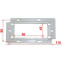 Суппорт Lanmaster LAN-PF45X90