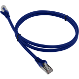 Патч-корд Lanmaster LAN-PC45/S6-1.0-BL, 1м