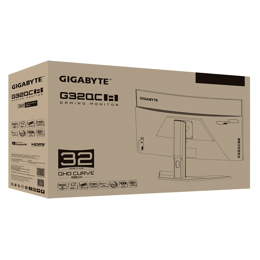 Монитор Gigabyte 32" G32QC A - фото 7