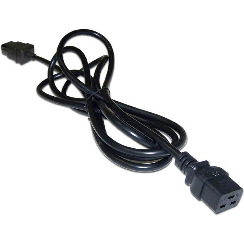 Кабель питания C19 - C14, 10м, Lanmaster LAN-PP19/14-10-BK