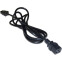 Кабель питания C19 - C14, 1м, Lanmaster LAN-PP19/14-1.0-BK