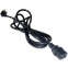 Кабель питания Schuko - C19, 1м, Lanmaster LAN-PP19/SH-1.0-BK