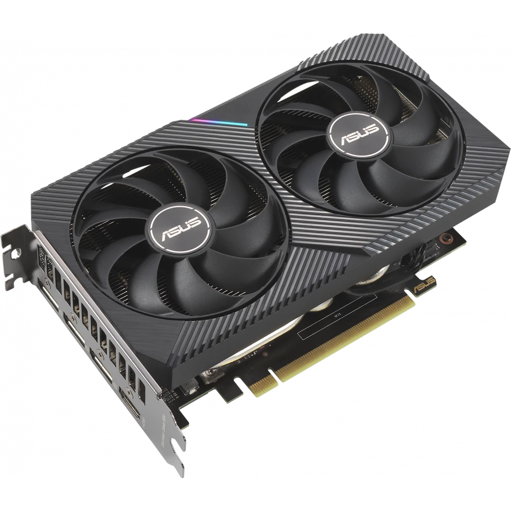 Видеокарта NVIDIA GeForce RTX 3060 ASUS 12Gb LHR (DUAL-RTX3060-O12G-V2) - фото 2