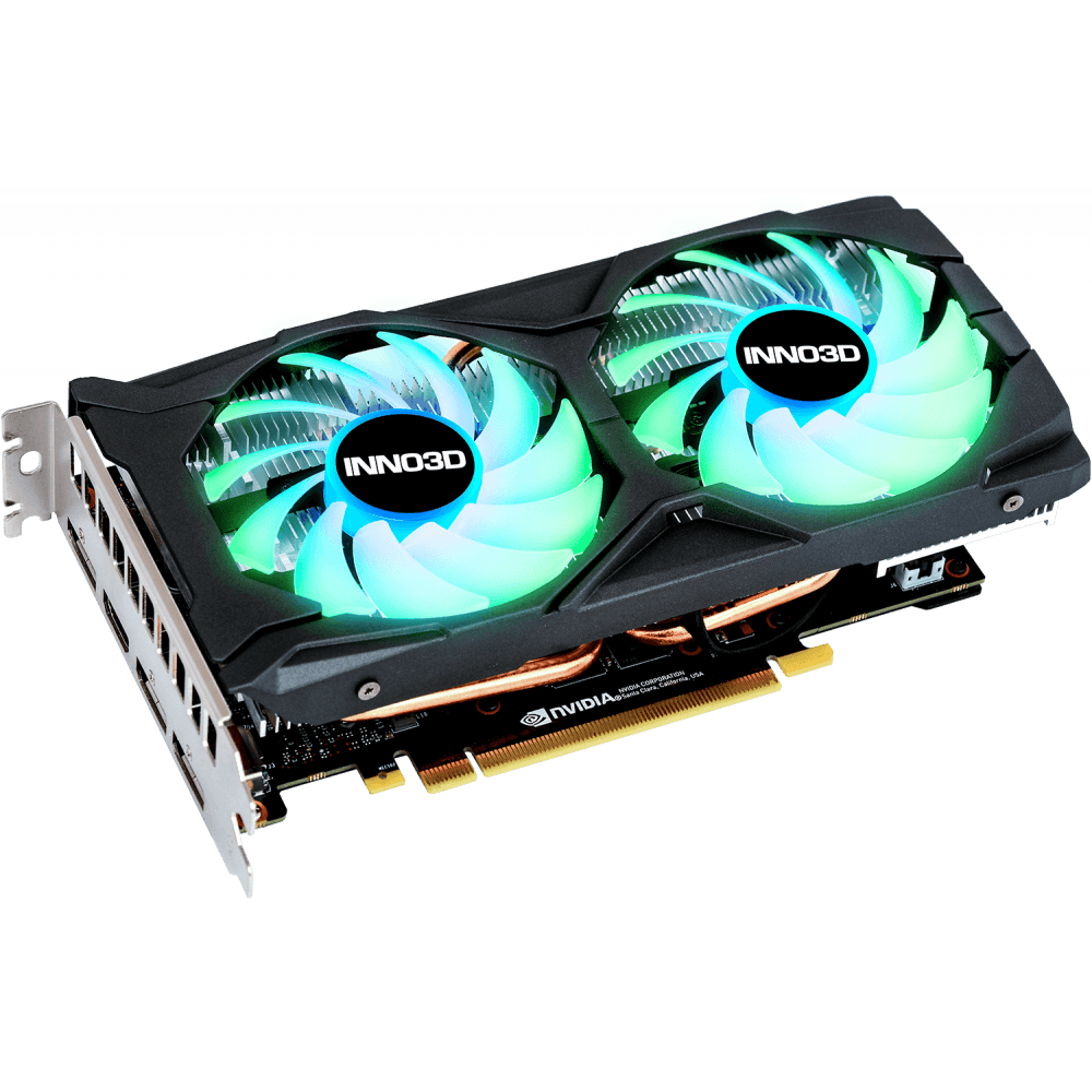 Видеокарта NVIDIA GeForce GTX 1660 INNO3D Twin X2 OC 6Gb (N16602-06D5X-1521VA15LB)