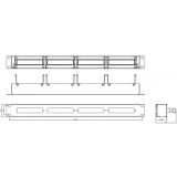 Патч-панель Hyperline PPTR-19-4CU-STL