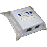Розетка RJ-45 TWT TWT-SM2-4545/S6-WH
