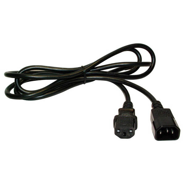 Кабель питания C13 - C14, 1м, Lanmaster LAN-PP13/14-1.0-BK