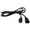 Кабель питания C13 - C14, 1м, Lanmaster LAN-PP13/14-1.0-BK