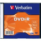 Диск DVD-R Verbatim 4.7Gb 16x Slim Case (20шт) (43547)