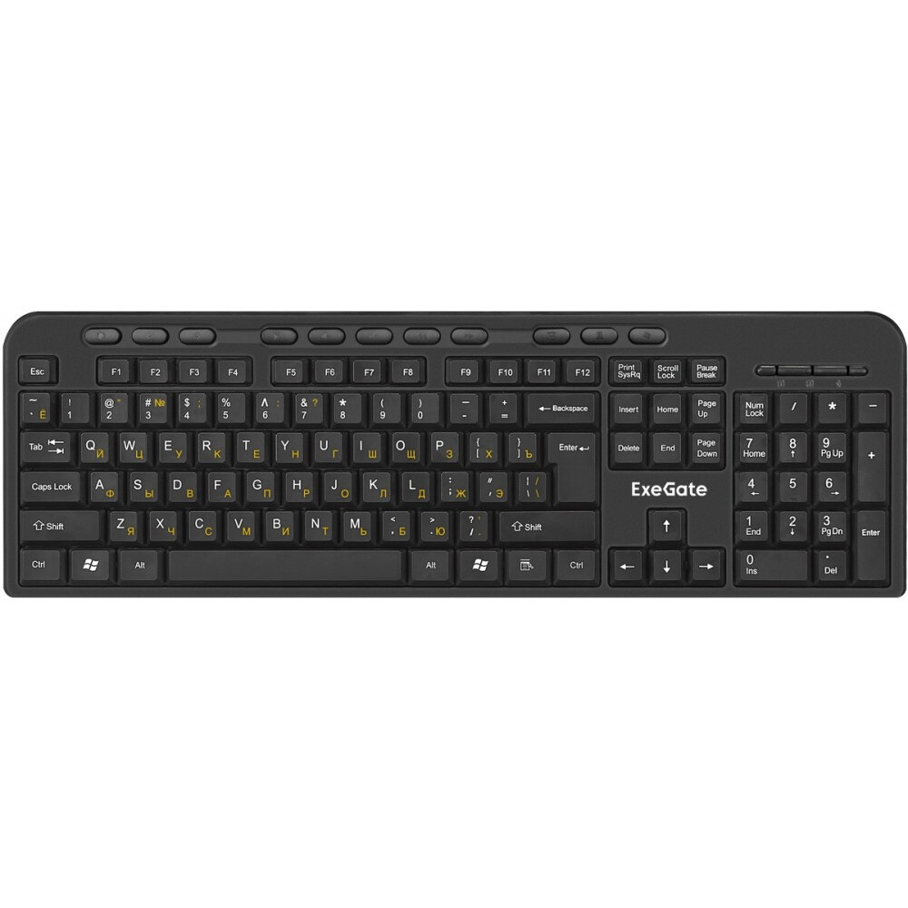 Клавиатура + мышь ExeGate MK240 Black - EX286220RUS - фото 2