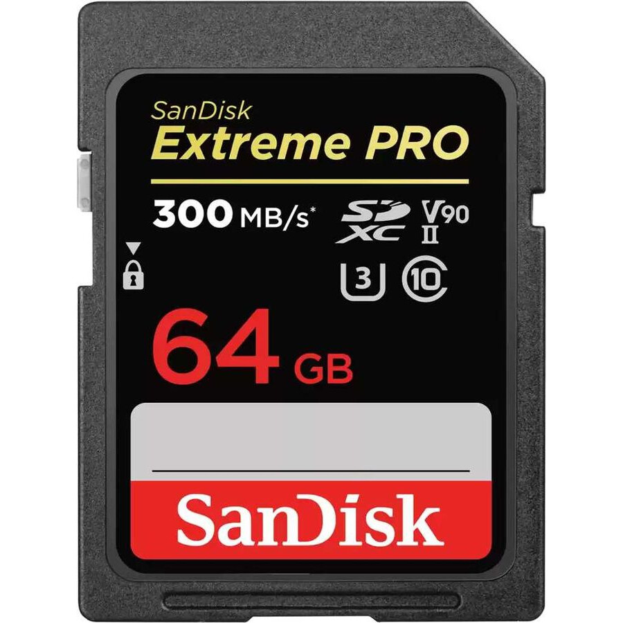 Карта памяти 64Gb SD SanDisk Extreme Pro (SDSDXDK-064G-GN4IN)