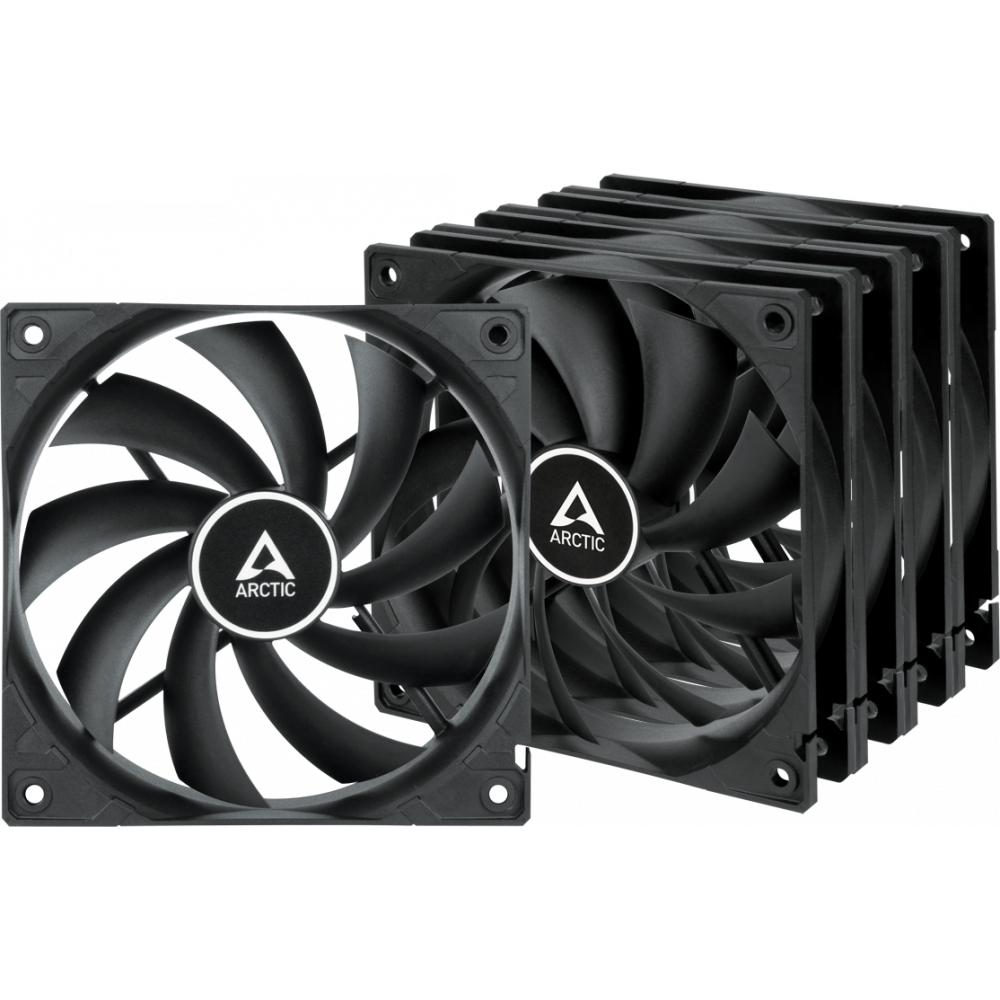 Вентилятор для корпуса Arctic F12 Black Value Pack (5 шт.)
