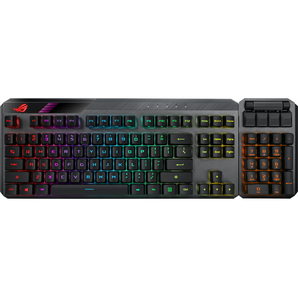 Клавиатура ASUS ROG Claymore II Black (ROG RX Red) - 90MP01W0-BKRA00 - фото 3