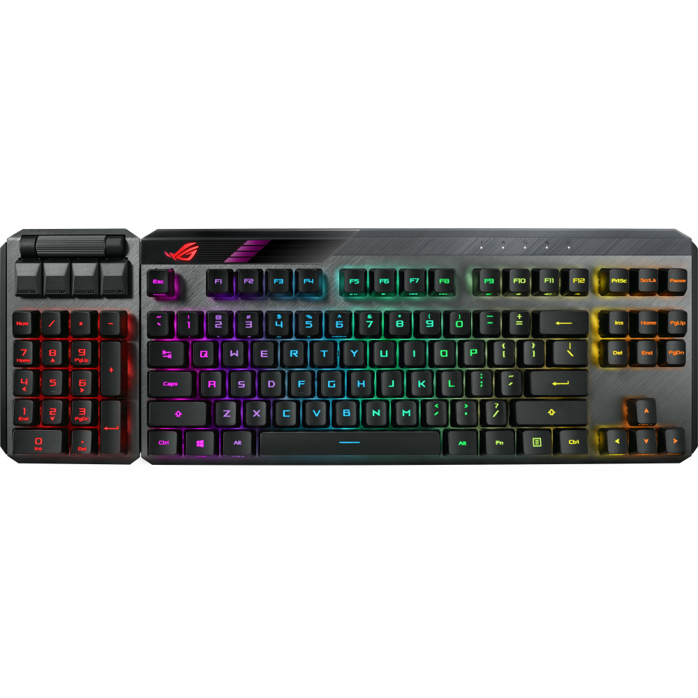 Клавиатура ASUS ROG Claymore II Black (ROG RX Red) - 90MP01W0-BKRA00 - фото 4