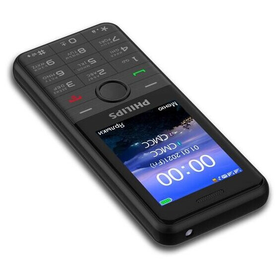 Телефон Philips Xenium E172 Black - фото 5