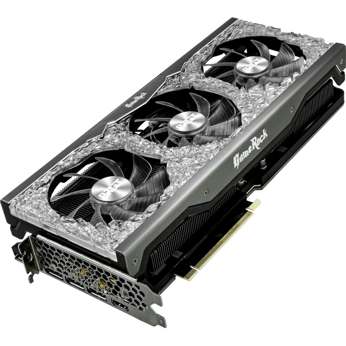 Видеокарта NVIDIA GeForce RTX 3070 Palit GameRock 8Gb LHR (NE63070019P2-1040G V1) - фото 7