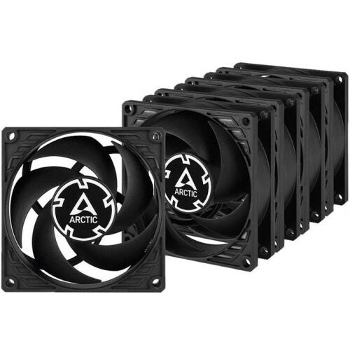 Вентилятор для корпуса Arctic Cooling P8 PWM PST Value Pack Black/Black - ACFAN00154A