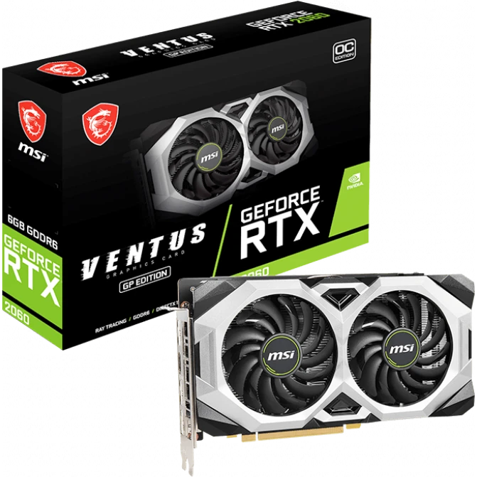 Видеокарта NVIDIA GeForce RTX 2060 MSI 6Gb (RTX 2060 VENTUS GP OC) - фото 5