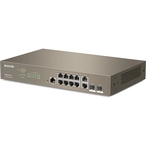 Коммутатор (свитч) Tenda TEG5312F - фото 2