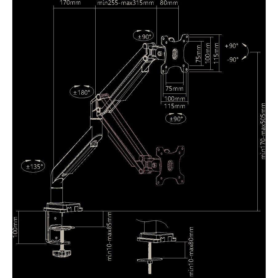 Кронштейн Ultramounts UM708 - фото 2