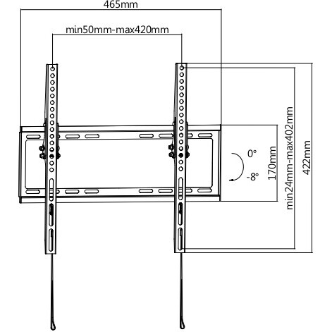 Кронштейн Ultramounts UM832T White - UM832TW - фото 2