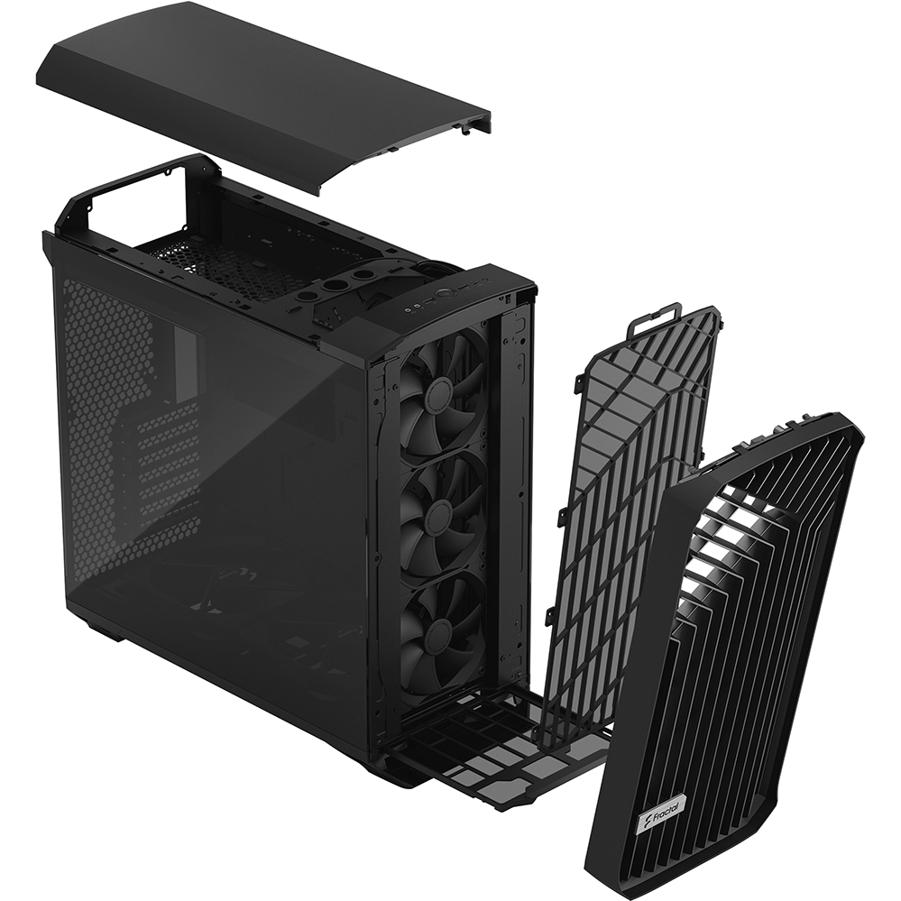 Корпус Fractal Design Torrent Black TG Dark Tint - FD-C-TOR1A-06 - фото 15
