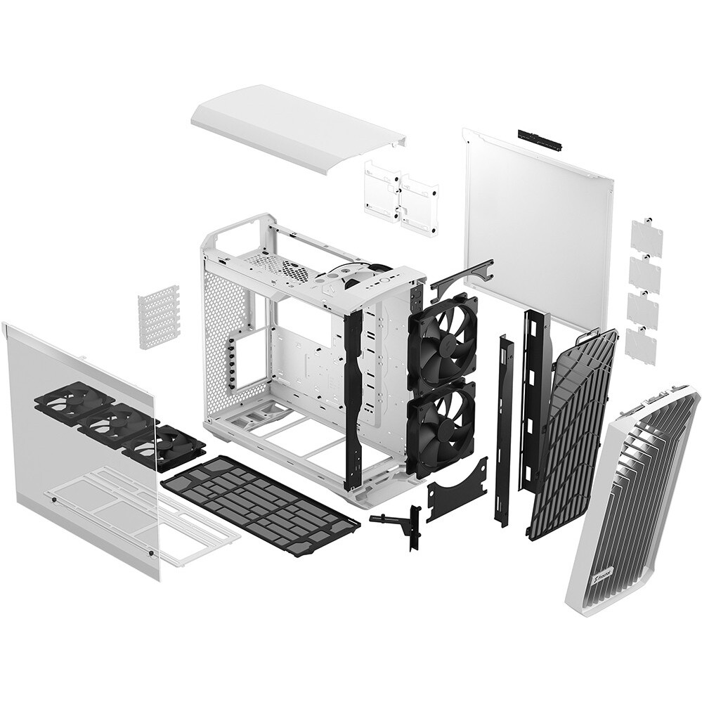 Корпус Fractal Design Torrent White TG Clear Tint - FD-C-TOR1A-03 - фото 12