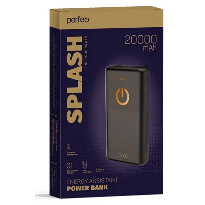 Внешний аккумулятор Perfeo Powerbank 20000mAh Black - PF_B4298 - фото 2