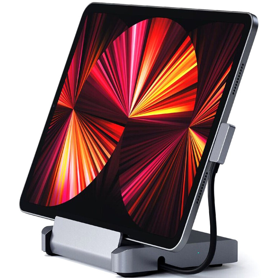 Док-станция Satechi Aluminum Stand & Hub for iPad Pro - ST-TCSHIPM - фото 2