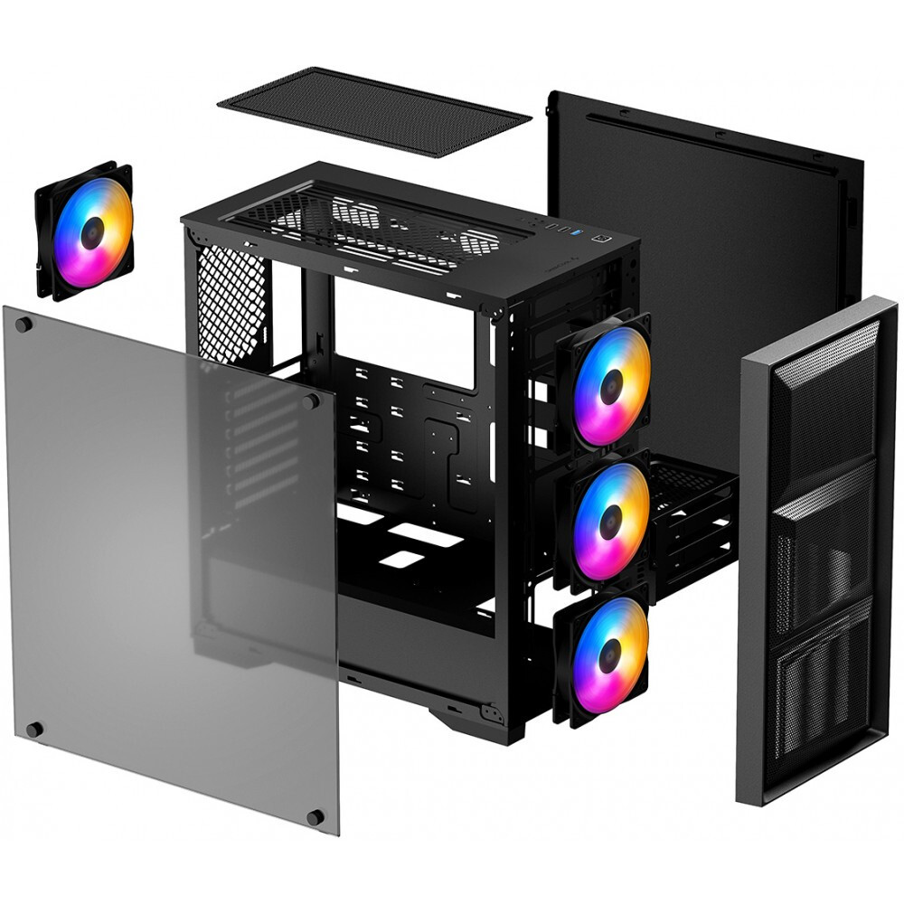 Корпус DeepCool MATREXX 50 MESH 4FS Black - DP-ATX-MATREXX50-MESH-4FS - фото 12