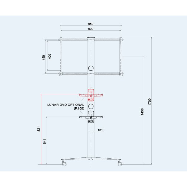 Мобильная стойка OMB New Magellano - 06104 - фото 3