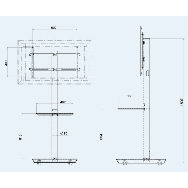 Мобильная стойка OMB Handy Spring Maxi - 0.252 - фото 2