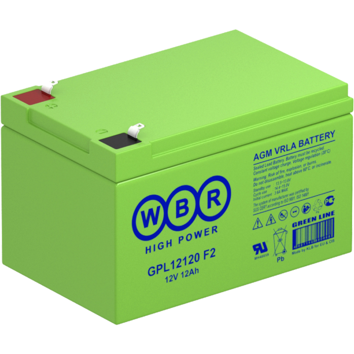 Аккумуляторная батарея WBR GPL12120 F2