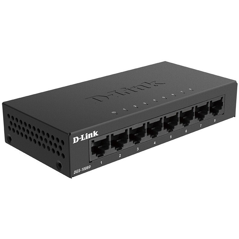 Коммутатор (свитч) D-Link DGS-1008D/K2 - фото 2