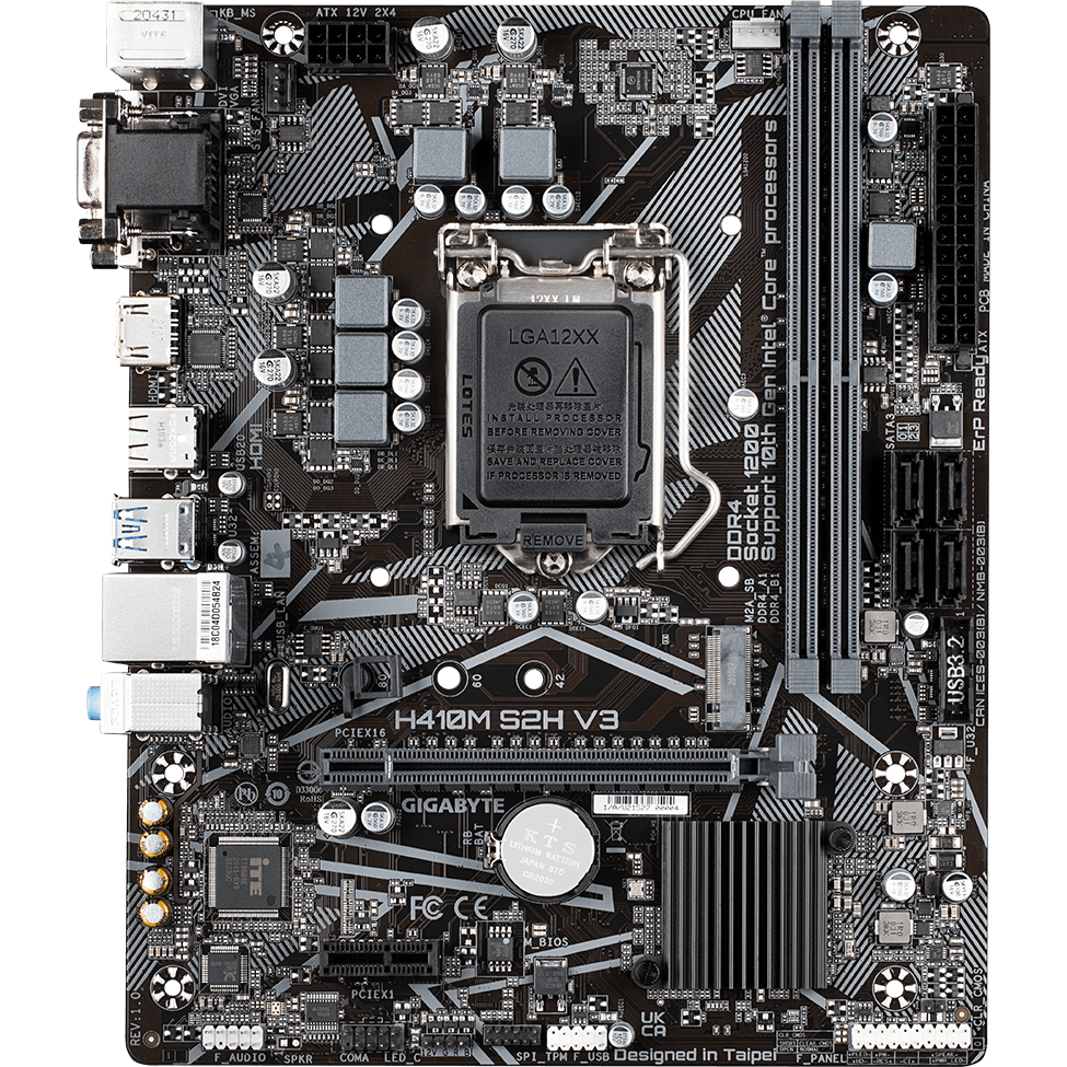 Материнская плата Gigabyte H410M S2H V3