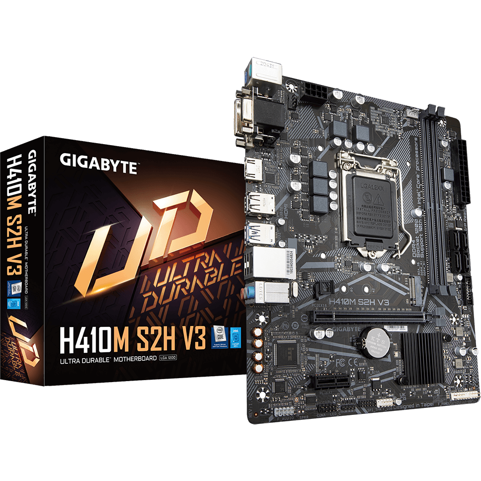 Материнская плата Gigabyte H410M S2H V3 - фото 3