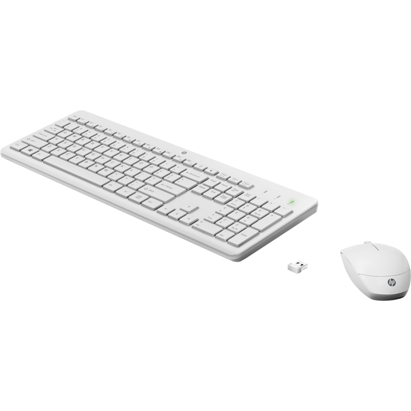 Клавиатура + мышь HP 230 Wireless Combo White (3L1F0AA) - фото 2